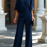 Lorna | Draped Waist Two Piece Set