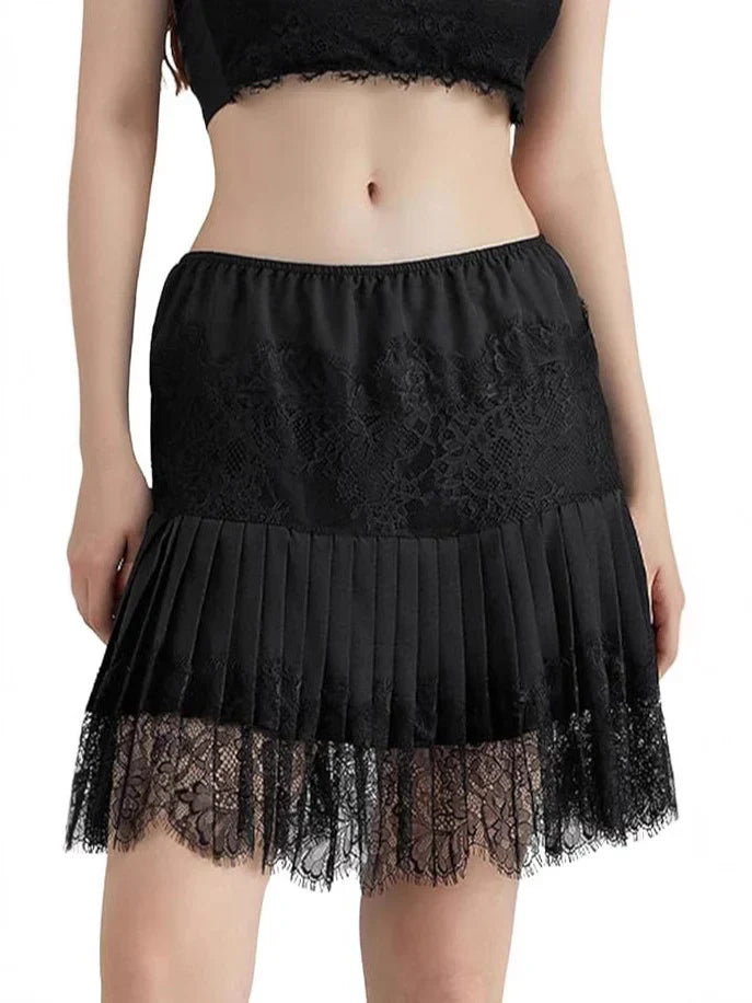 Rose | Lace Mini Skirt