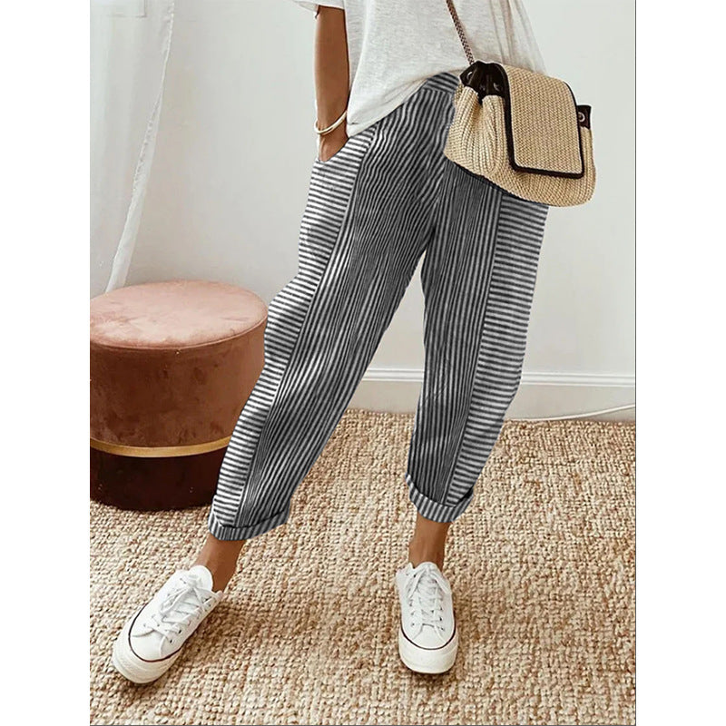 Floriane | Boho Stripe Pants