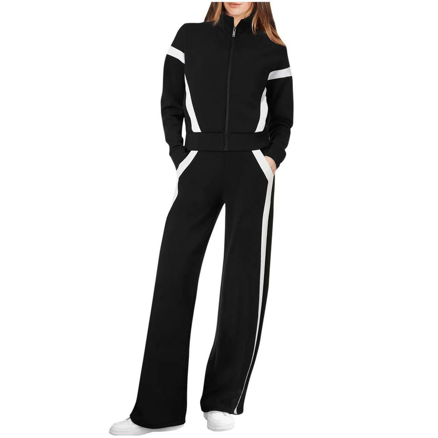 Qasu | Casual Top and Sweatpants Set