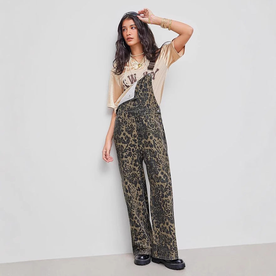 Blanca | Retro Leopard Jumpsuit