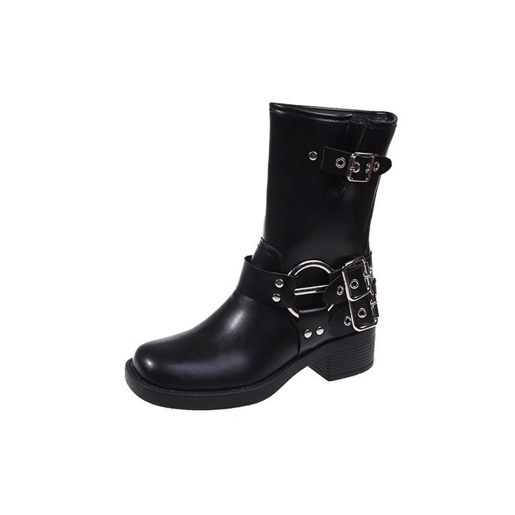 Potenciana | Classic Buckled Ankle Boots