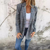Lucinda | Classic Plaid Blazer