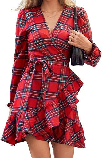 Emily | Plaid Mini Dress