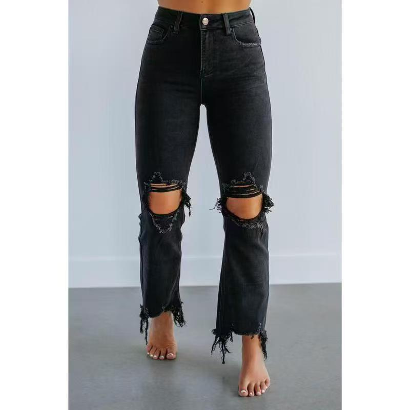 Tala | Slim-Fit Ripped Jeans