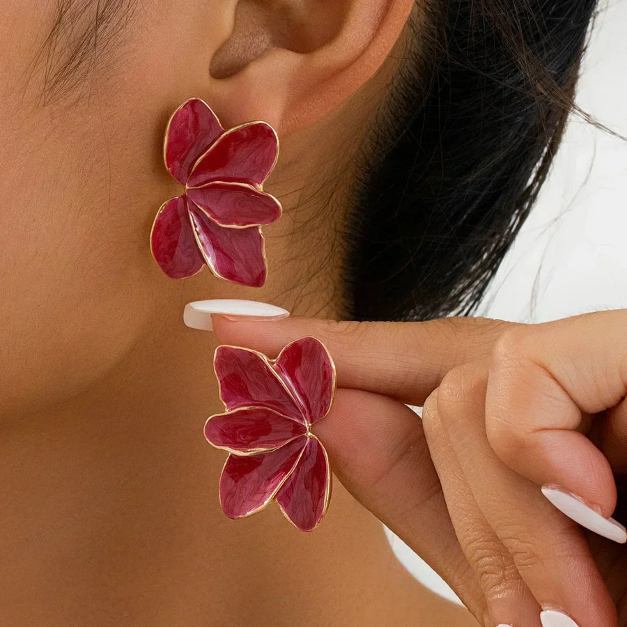 Stunning Floral Vintage Earrings