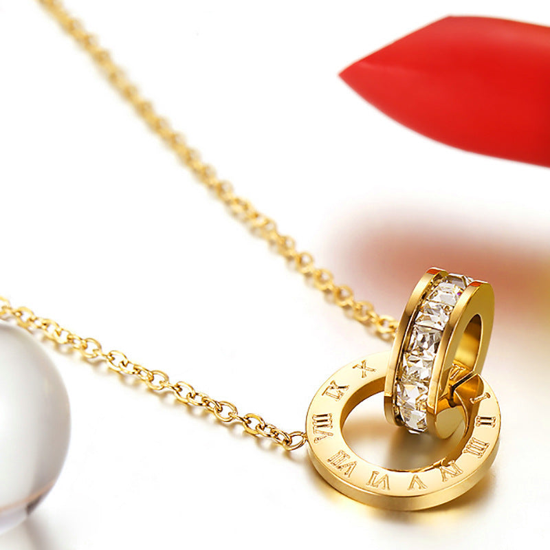 Cynthia | Numeral Charm Necklace