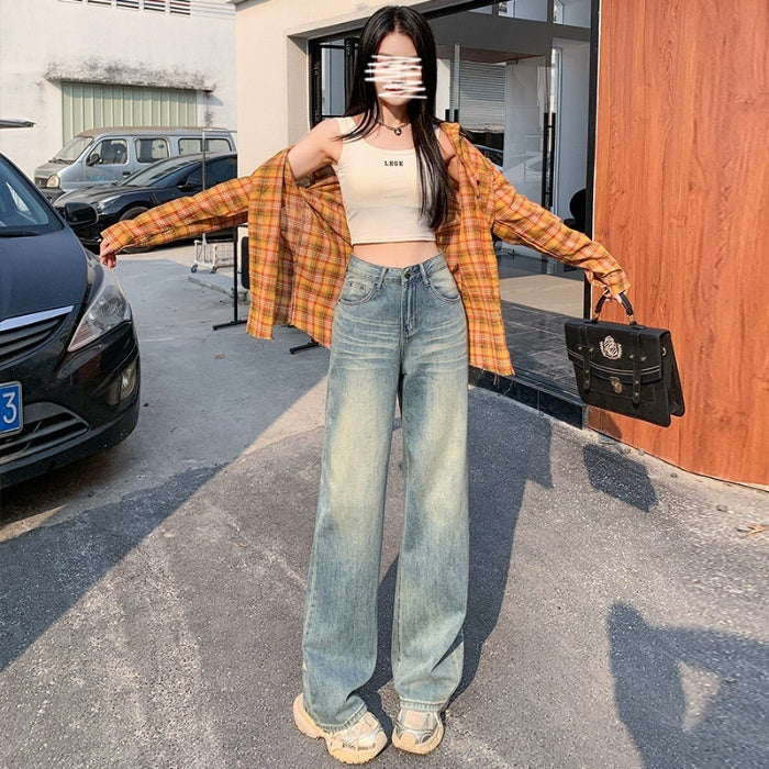 Amélie | High Waist Wide Leg Jeans